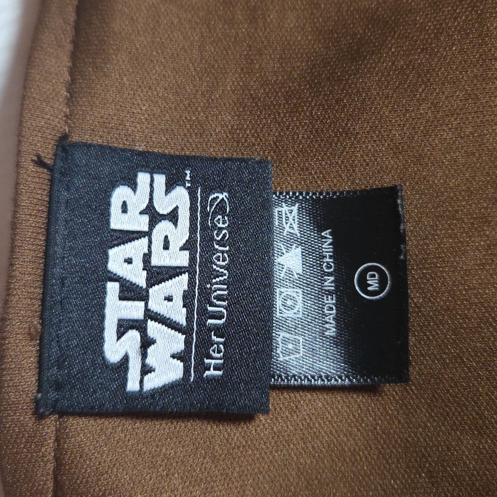 STAR WARS her Universe Brown Embroidered  Dress Sz M.(No Belt) - Picture 4 of 6